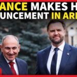 Historic First: JD Vance Lands in Armenia JD Vance LIVE | Trump's V-P Meets Armenia PM; Big