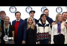 WATCH: JD Vance, Marco Rubio and US Delegation Pose