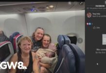 Shoelace Miracle: In-Flight Birth Stuns Crew Baby born on Delta flight before emergency landing in Portland